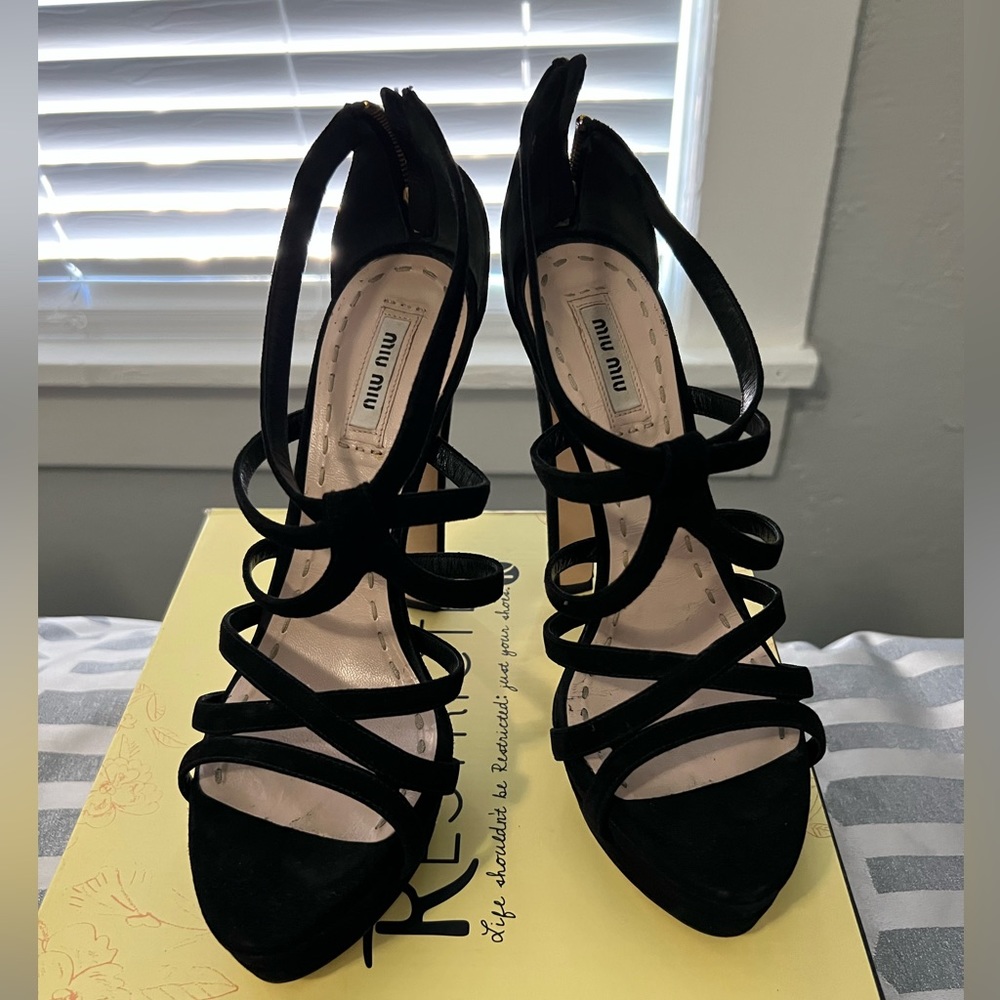 Miu Miu Suede Sandals